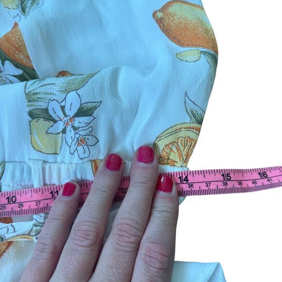 For Love & Lemons Limonada Jumpsuit Lemon Print - Picture 13 of 15